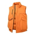 thumbnail image 6 of Bibifish Women's Puffer Vests Solid Multi-Pockets Zip Up Quilted Gilets Sleeveless Casual Lightweight Breathable Hiking Outerwear, 6 of 9