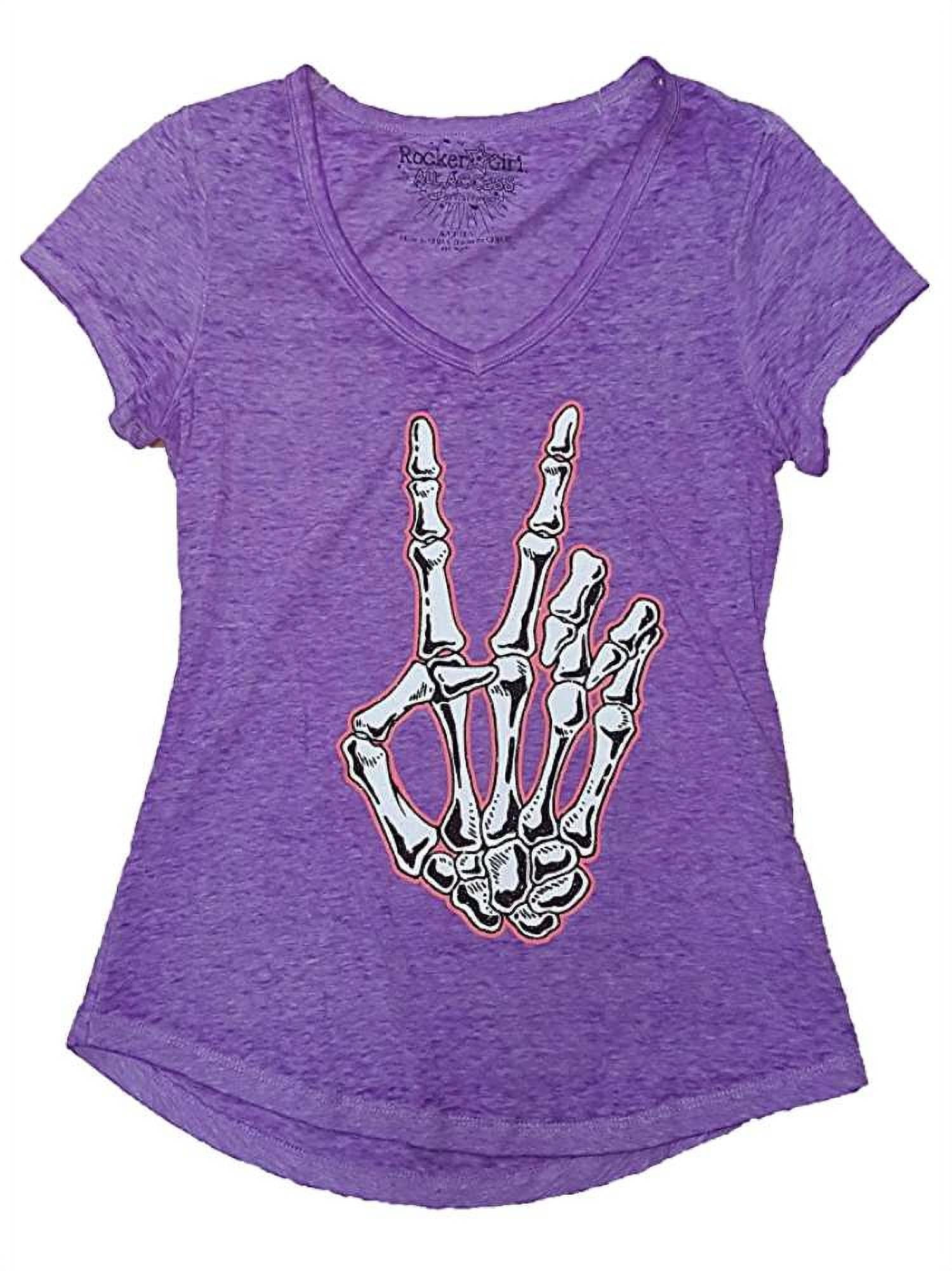 Junior Womens Purple Semi-Sheer Bony 