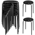 thumbnail image 1 of Silla Tuanse apilable con estructura metálica de plástico, 45 cm, juego de 10 unidades, 1 of 7