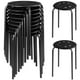 thumbnail image 1 of Silla Tuanse apilable con estructura metálica de plástico, 45 cm, juego de 10 unidades, 1 of 7