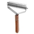 thumbnail image 1 of Dosaele Brosse pour Chien Double Face Brosse à Poils de Chien Confortable Brosse de Désherbage avec Poils en Acier Inoxydable Brosse Pratique pour Chien, 1 of 10