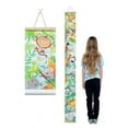 thumbnail image 2 of SUSHANG Baby Height Chart, Canvas Growth & Height Chart for Kids & Baby - Jungle Nursery Theme Growth Chart with Wooden Frame for Safari Nursery Decor - 76 x 7.8 Inches, 2 of 7