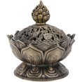 thumbnail image 1 of Miangastore Incense Burner Copper 1Pc 2.9x2.7in, 1 of 8