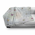 thumbnail image 3 of Spider Web Soft Flannel Fleece Throw Blanket, Colorful Networks and Characters Tile Design Graphic Art Abstract Insects, Cozy Plush for Indoor and Outdoor Use, 50" x 60", Multicolor, by Ambesonne, 3 of 6