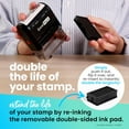 thumbnail image 4 of ExcelMark Paid Self Inking Rubber Stamp - Red Ink, 4 of 4