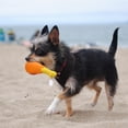 thumbnail image 3 of Flmtop Chicken Leg Puppy Toy Elastic Interactive Toy PVC Squeaky Rubber Chicken Leg Pet Dog Toy for Home Yellow, 3 of 9