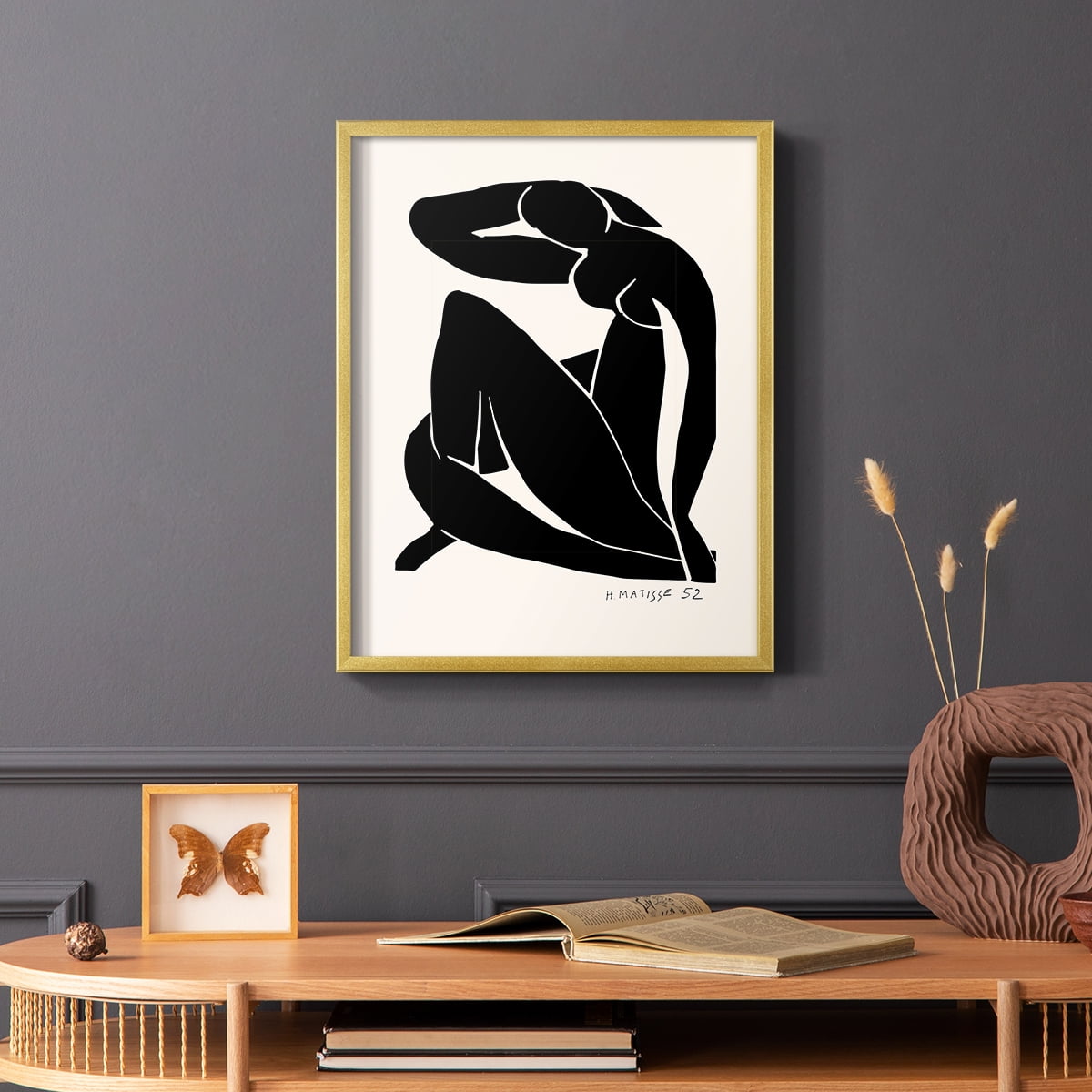 Matisse CCVII in Solid Wood 11 x 14 Framed Print