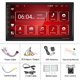 thumbnail image 5 of Speravity Reproductor de vídeo y música MP5 para coche, USB Dual, WiFi, compatible con Bluetooth, pantalla Digital manos libres 4,0, Control táctil de Trazadores de navegación Speravity VI016954-00B, 5 of 6