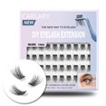 thumbnail image 1 of Lash Clusters Extensión de pestañas DIY 40 mini grupos unidos con pegamento Pestañas individuales Wispy Fluffy Reutilizables Artificial Aspecto natural C Paquete de pestañas rizadas (Volumen-14 mm), 1 of 5