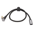 thumbnail image 4 of Cable de Extensión USB C, PD100W Carga ráspida de 10 Gbps 4K A 60Hz Cable de Angulo Recto en, 4 of 7