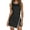 Black, variant on AEXTO Women's Workout Tennis Dress with Built-in Bra & Shorts Pockets Sleeveless Crewneck Golf Athletic Mini Dresses
