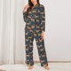 thumbnail image 2 of Fotbe Reindeer Conjunto de Pijama de Manga Larga para Mujer con Estampado, Ropa de Dormir de 2 Piezas, Conjunto de Casa Suave y Cómodo con Bolsillos-XX-Large, 2 of 7