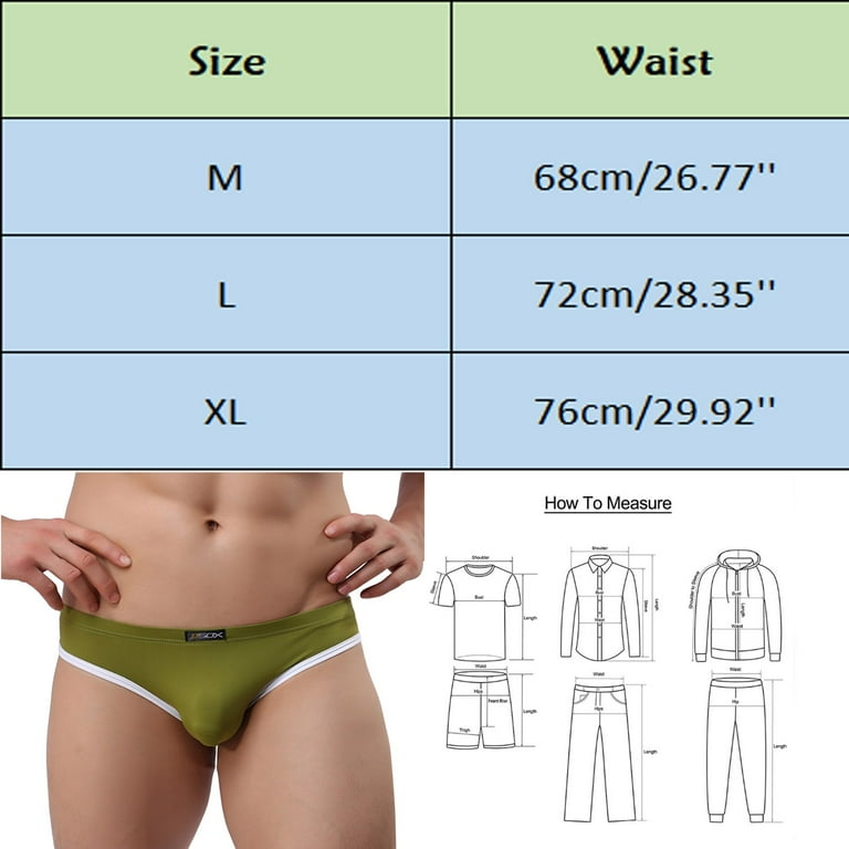 Gents 2024 underwear sizes