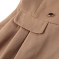 thumbnail image 6 of Abcnature Women Faux Wool Warm Slim Jacket Thick-Parka Overcoat Long Outwear Khaki 5XL, 6 of 7
