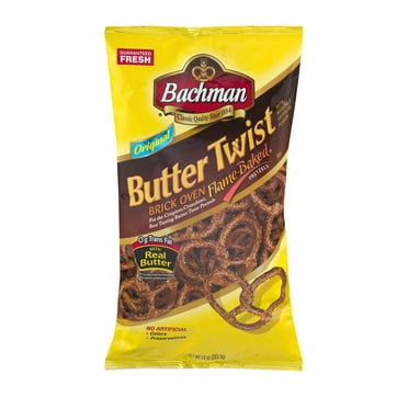 Bachman Butter Twist Pretzels 10 HYZ01 oz (4 Bags)