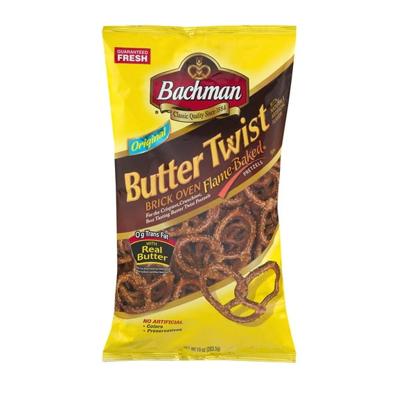 Bachman Butter Twist Pretzels 10 HYZ01 oz (4 Bags)