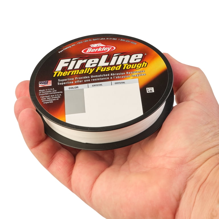 berkley fireline crystal fishing line 4lb Beading Thread 15 yard Spool Not a conventional braid and not a mono Berkley FireLine Fishing Line, Flame