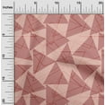 thumbnail image 1 of oneOone Cotton Silk Fabric Rectangle & Triangle Geometric Print Fabric BTY 42 Inches Wide, 1 of 4