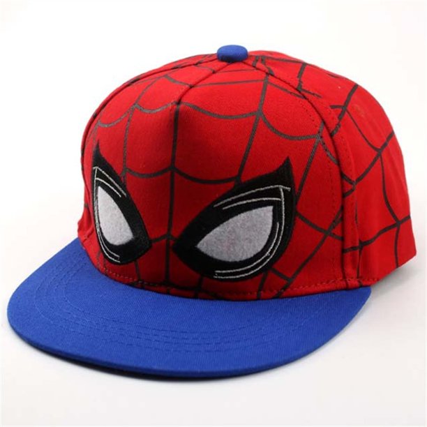 Sombrero de dibujos animados de Héroe de Disney para niños, gorra de béisbol de ala plana, Hip-hop, Spiderman, Marvel, regalos para niños, primavera y otoño, nuevo Fivean unisex