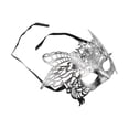 thumbnail image 1 of Unique Bargains 1 Pc Eagle Party Mask Silver Tone Plastic, 1 of 5