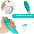 thumbnail image 3 of 38cm Butt Wipe Toilet Aid Toilet Paper Clips-Easy to Wipe Aid-Easy to Use Long Covered Handle Toilet Aid Tool Elderly and Pregnant Woman38cm e, 3 of 5