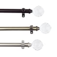 thumbnail image 1 of 13/16" Dia Adjustable 120-170 inch Curtain Rod with Jeshan Finials - Satin Nickel,(4857-995), 1 of 3