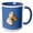 Blue/White, variant on 3drose, Nerdy Large Beaked White Duck Profile, 11oz Magic Transforming Mug