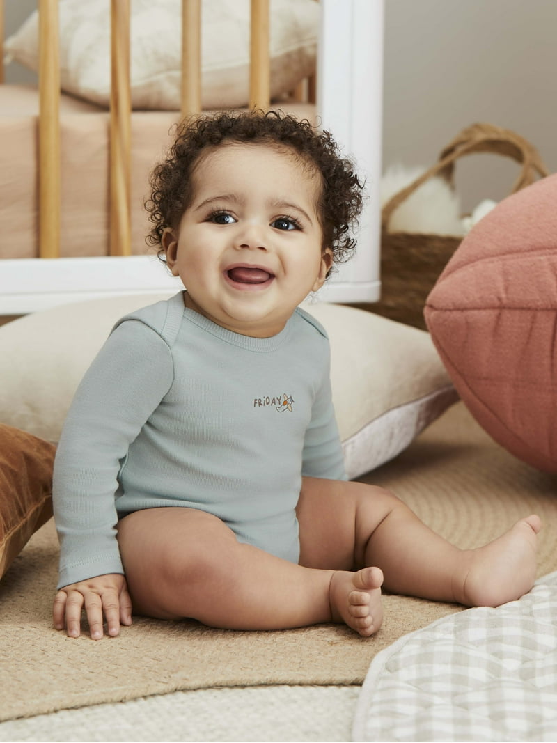Bliss by Garanimals Baby Boys or Girls Cotton Days of the Week