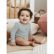 Bliss by Garanimals Baby Boys or Girls Cotton Days of the Week Bodysuits Set, 7-Piece, Sizes 0M-18M