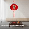 thumbnail image 3 of Abbraccia Farol de felpa colgante, diseño chino, decoración festiva para Año Nuevo, 3 of 6
