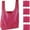 Light Pink, variant on Reusable Grocery Bags, Grocery Tote Foldable into Attached Pouch, Ripstop Polyester Reusable Shopping Bags, Washable,Reinforced Durable and Lightweight Bag Purple
