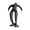 Black-BK Home Decor, variant on JJV 6Ft Tall Posable Mannequin Halloween Dummy, Flexible Head and Hands, Costume Display Stand, Display Prop for Halloween Christmas Decorations Outdoor Indoor, Party Decor