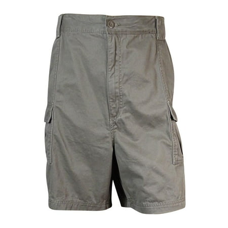 Roundtree & Yorke Men's Big&Tall Utility Cargo Twill Shorts - Walmart.com