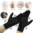 thumbnail image 1 of Copper Compression Full Finger Arthritis Gloves. Highest Copper Content Guaranteed Copper Provides Added Protection for Carpal Tunnel, 1 of 7