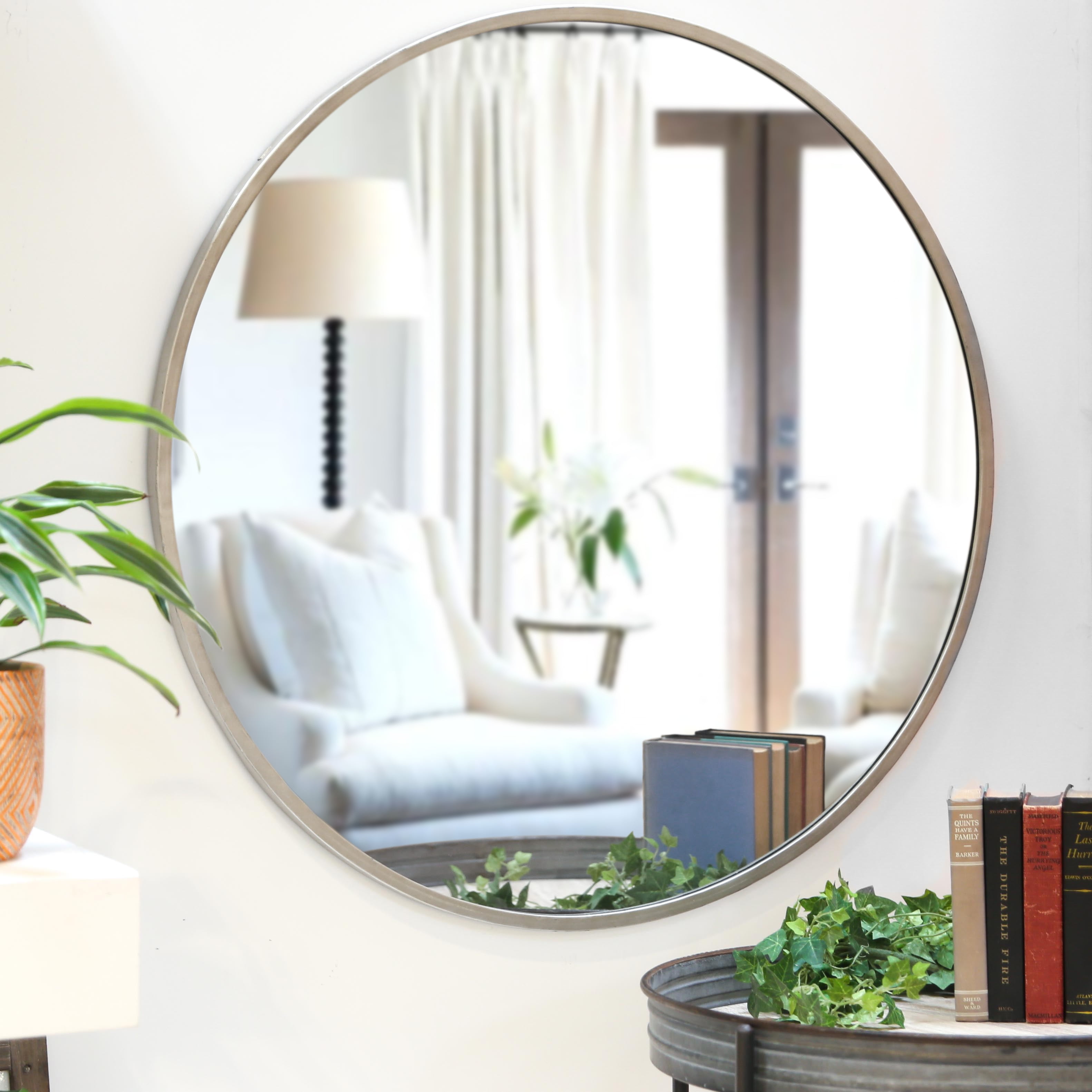 Urban Trends Collection Metal Wall Mirror, Metallic Finish, Gold