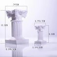 thumbnail image 1 of facefd Miniature Roman Pillar Pedestal Stand Statue Greek Column for Scenery Table Yellow, 1 of 8