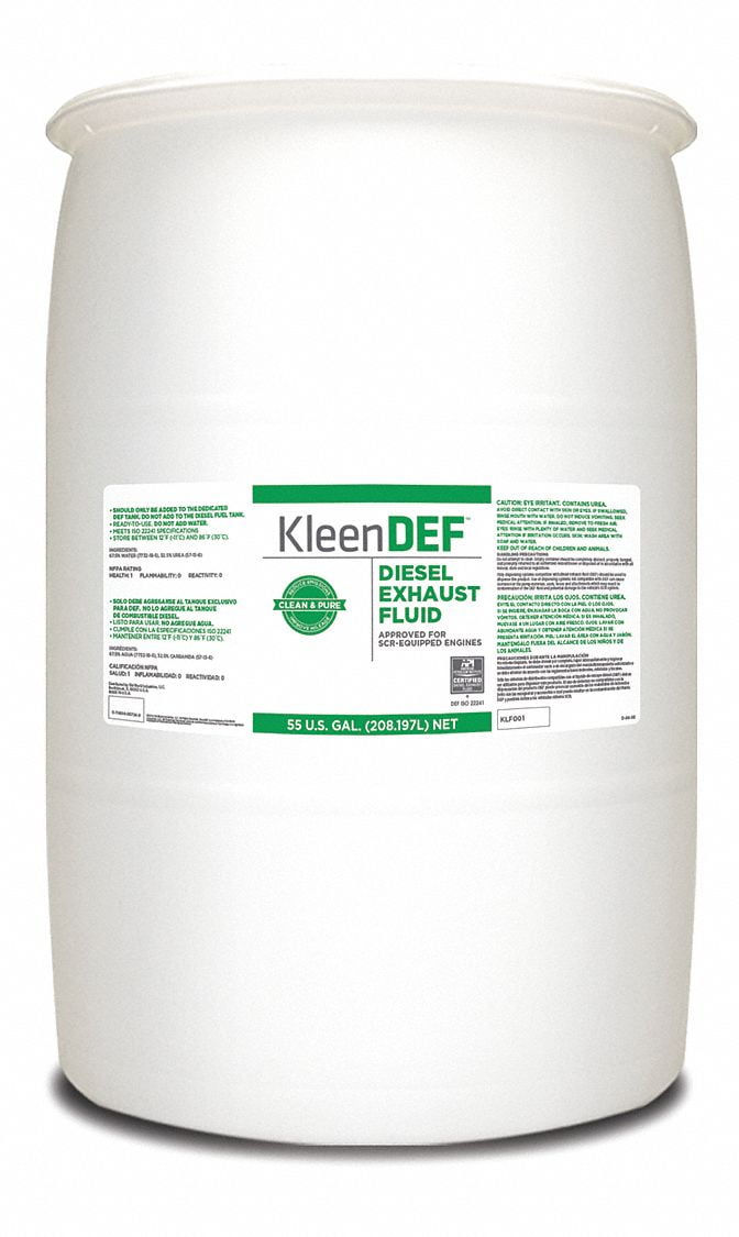 Kleen Def Diesel Exhaust Fluid DEF,55 gal.,Drum KLF001GR