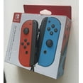 thumbnail image 3 of Restored HACAJAEAA Nintendo Switch Joy-Con Wireless Controllers Neon Red Blue (Refurbished), 3 of 4