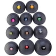 thumbnail image 4 of Fitvids 40 Pound Weighted Medicine Ball for Home Gym Training and Fitness, Gray, 4 of 5