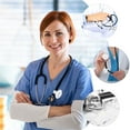 thumbnail image 4 of Luxshiny 6Pcs Stethoscope Name Charm Plastic White for Medical Professionals Creative Shape, 4 of 8