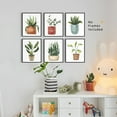 thumbnail image 4 of Plant Prints Wall Art Poster Boho Decor for Living Room, 11x14 Unframed Poster Canvas Prints Set of 6 Posters Aesthetic Green Decor, 4 of 7