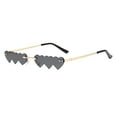 thumbnail image 2 of Irregular Shape Retro Sunglasses Glasses Eyewear Shades Vintage Irregular Unisex, 2 of 4