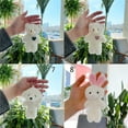 thumbnail image 5 of SIEYIO Mini Cute Plush Bear Charm Keychain Fluffy Stuffed Keyring Lovely Pendants for Purse Bag Backpack Handbag, 5 of 20