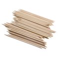 thumbnail image 1 of FNNMNNR 100 Pcs Wood Nail Sticks Double Sided Multi Functional Cuticle Pusher Remover Manicure Pedicure Tool, 1 of 7