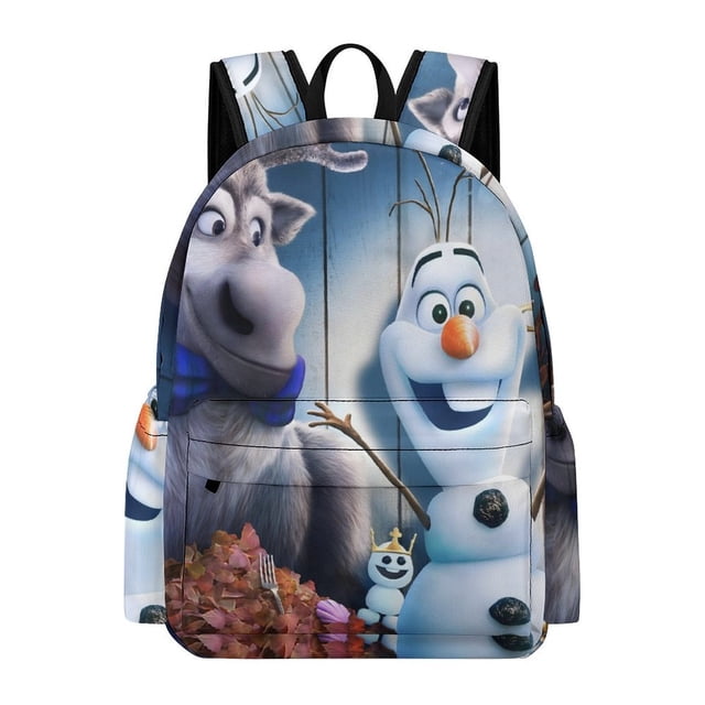 Olaf Presenta-theme Backpack, Campus style schoolbag Bookbag with Adjustable Shoulder Straps And Large Zip Compartment, Unisex Travel Bags.42x30x15cm
