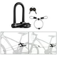 thumbnail image 3 of Amdohai Theft Bike Lock Heavy Duty -shear Steel Bicycle Lock Combination with U Lock Shackle Flex Cable Lock and Mounting Bracket, 3 of 7