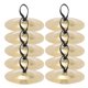 thumbnail image 3 of KAKOWELY 10 piezas de platillos para danza del vientre, platillos de percusión para dedos, accesorios de baile, instrumento de percusión, 3 of 5