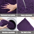 thumbnail image 2 of Gdledy Jankles for Mucky Paws Super Absorbent Microfiber Dog Door Mat, Quick Dry Non-Slip Washable Chenille Rug Entryway Carpet,16"x24",Dark Purple, 2 of 8