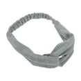 thumbnail image 6 of Unique Bargains Stripes Elastic Cross Headwrap Light Gray, 6 of 6