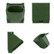 thumbnail image 4 of 1 maceta de pared vertical creativa para jardín, maceta de montaje en pared, maceta para pasillo al aire libre, balcón, jardín, centro comercial (verde), 4 of 5